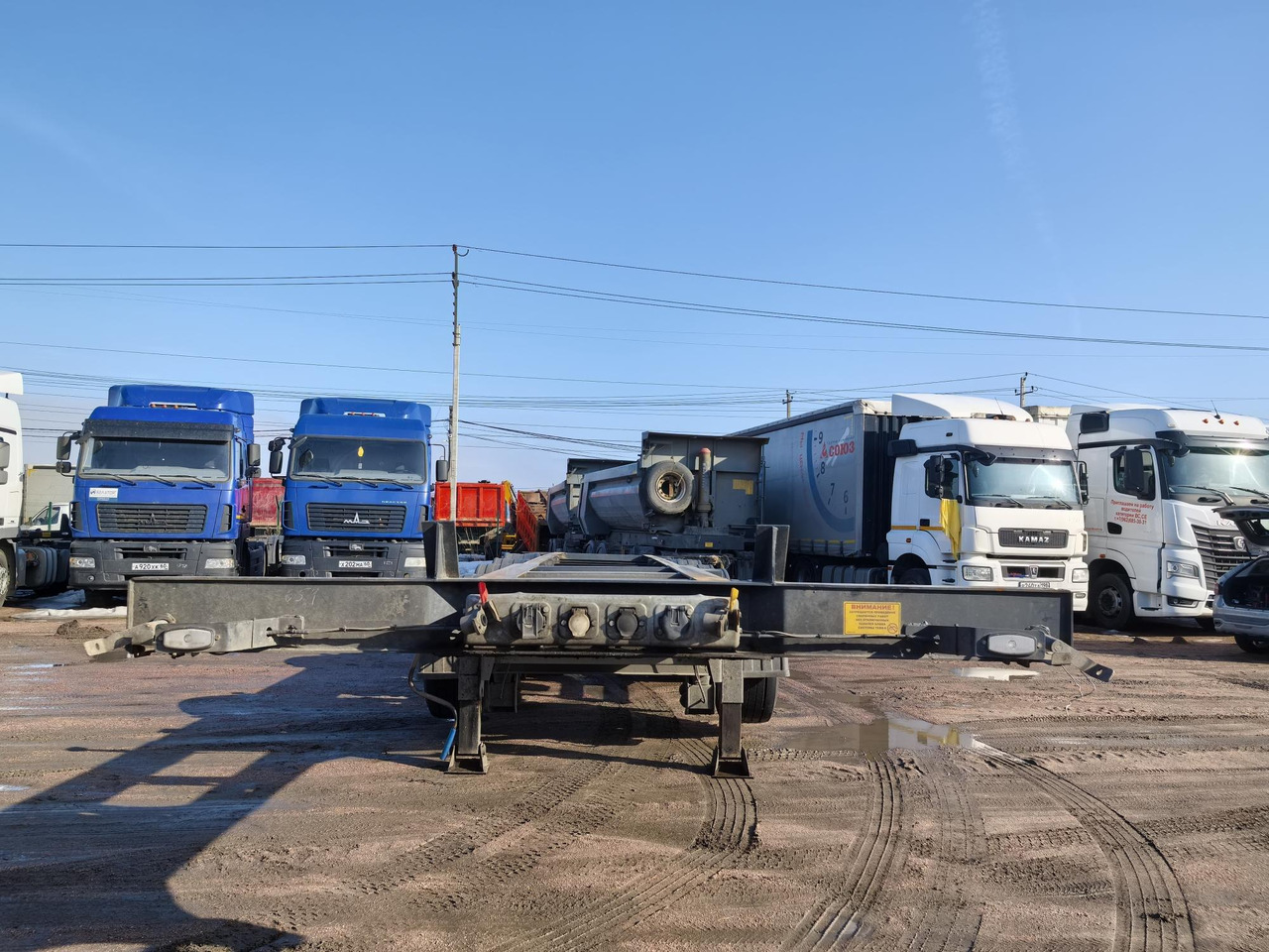 Тонар 99892 - Полуприцеп контейнеровоз (BDF, сменный кузов): фото 1 Тонар 99892 - Полуприцеп контейнеровоз (BDF, сменный кузов): фото 1