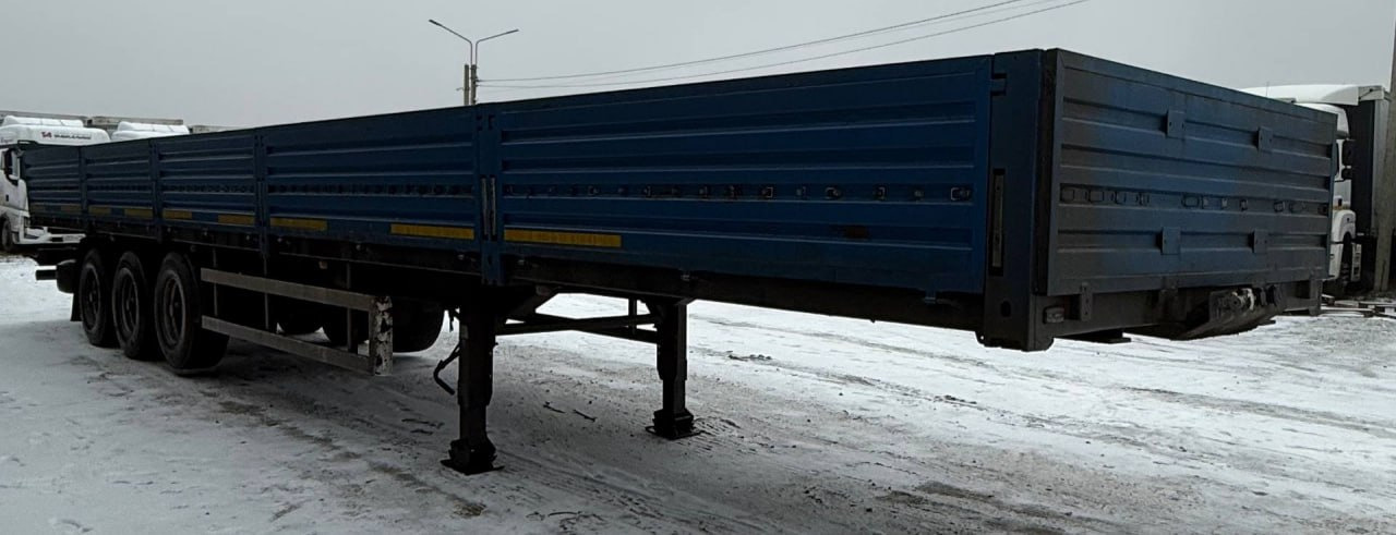 Туймазинский завод автобетоновозов 588513 - Бортовой полуприцеп/ Платформа: фото 3 Туймазинский завод автобетоновозов 588513 - Бортовой полуприцеп/ Платформа: фото 3