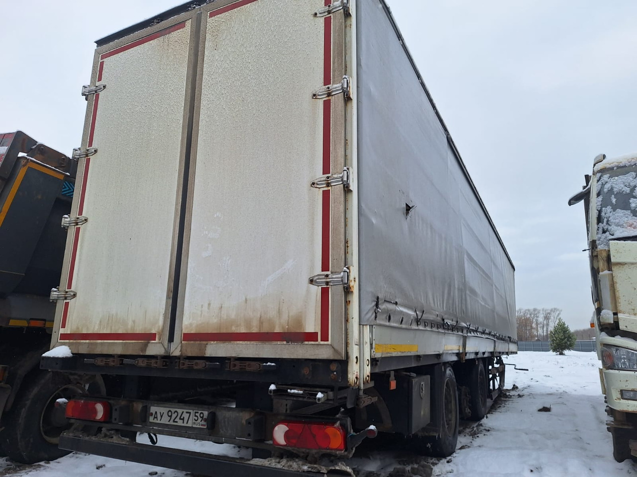 Туймазинский завод автобетоновозов 588516 - Тентованный полуприцеп: фото 4 Туймазинский завод автобетоновозов 588516 - Тентованный полуприцеп: фото 4