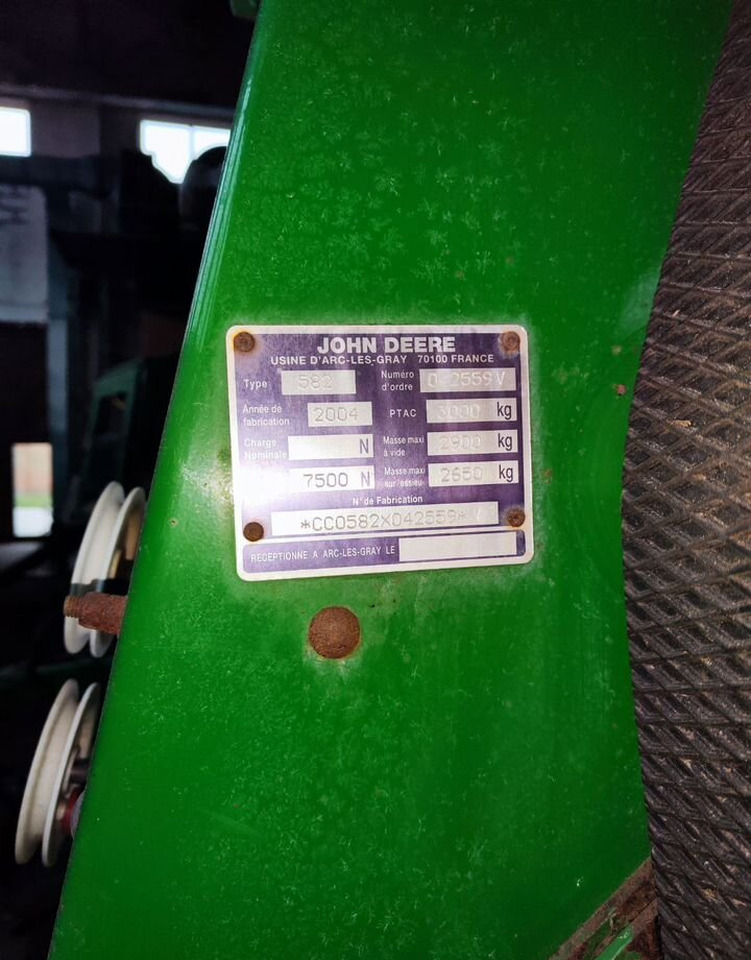 Пресс-подборщик рулонный John Deere 582: фото 9