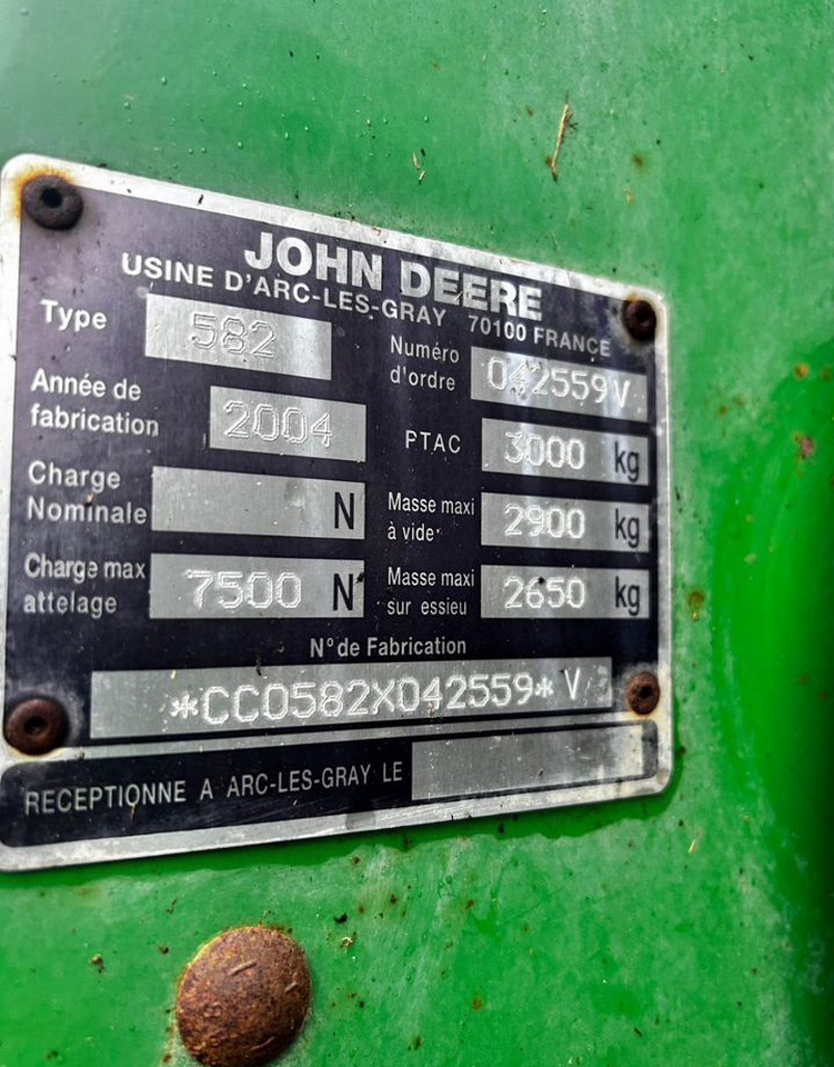 Пресс-подборщик рулонный John Deere 582: фото 10