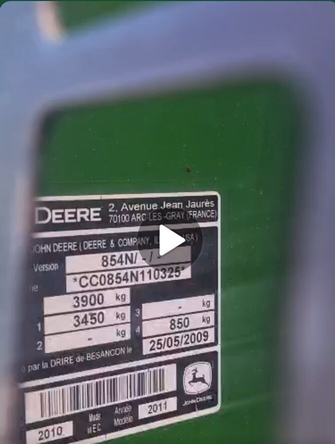 John Deere 854 - Пресс-подборщик рулонный: фото 2 John Deere 854 - Пресс-подборщик рулонный: фото 2