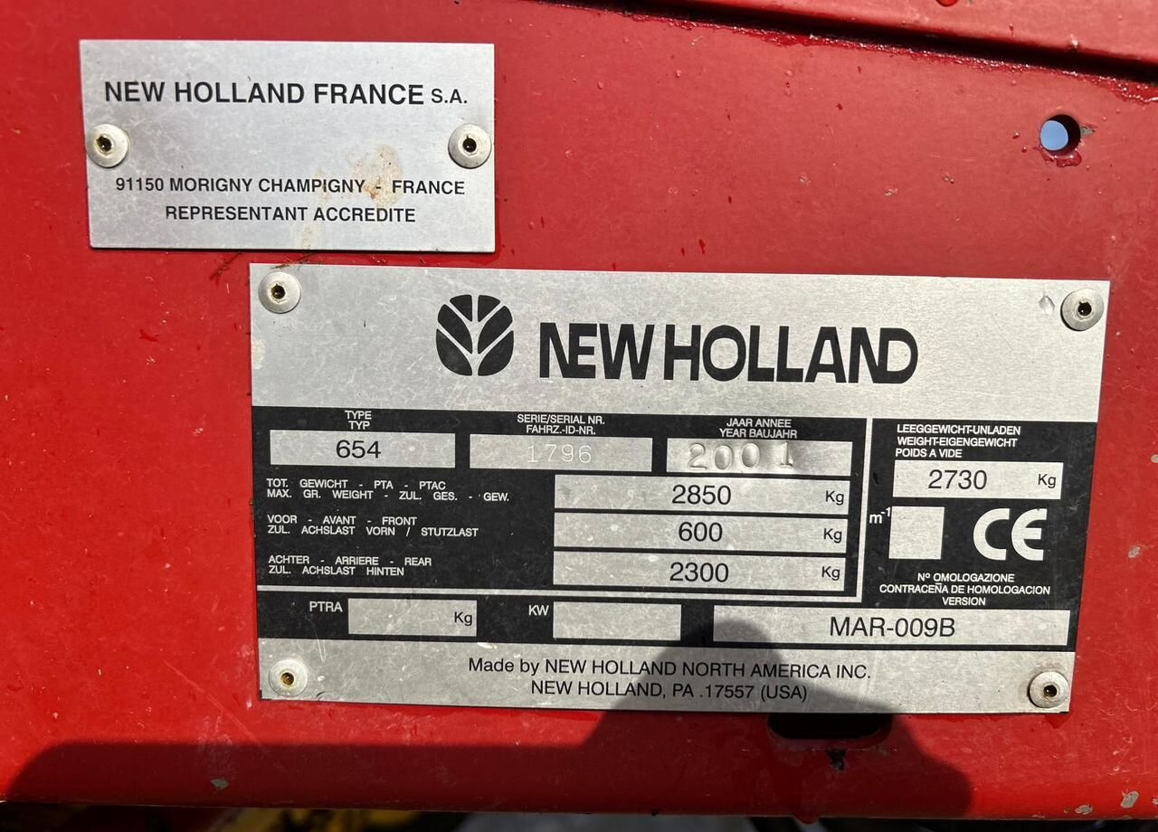 New Holland 658 - Пресс-подборщик рулонный: фото 5 New Holland 658 - Пресс-подборщик рулонный: фото 5