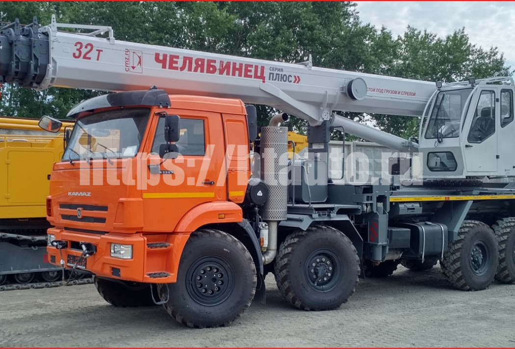 Автомобильный кран КС-55733-33 32 т на шасси КАМАЗ-63501 - Автокран: фото 3 Автомобильный кран КС-55733-33 32 т на шасси КАМАЗ-63501 - Автокран: фото 3