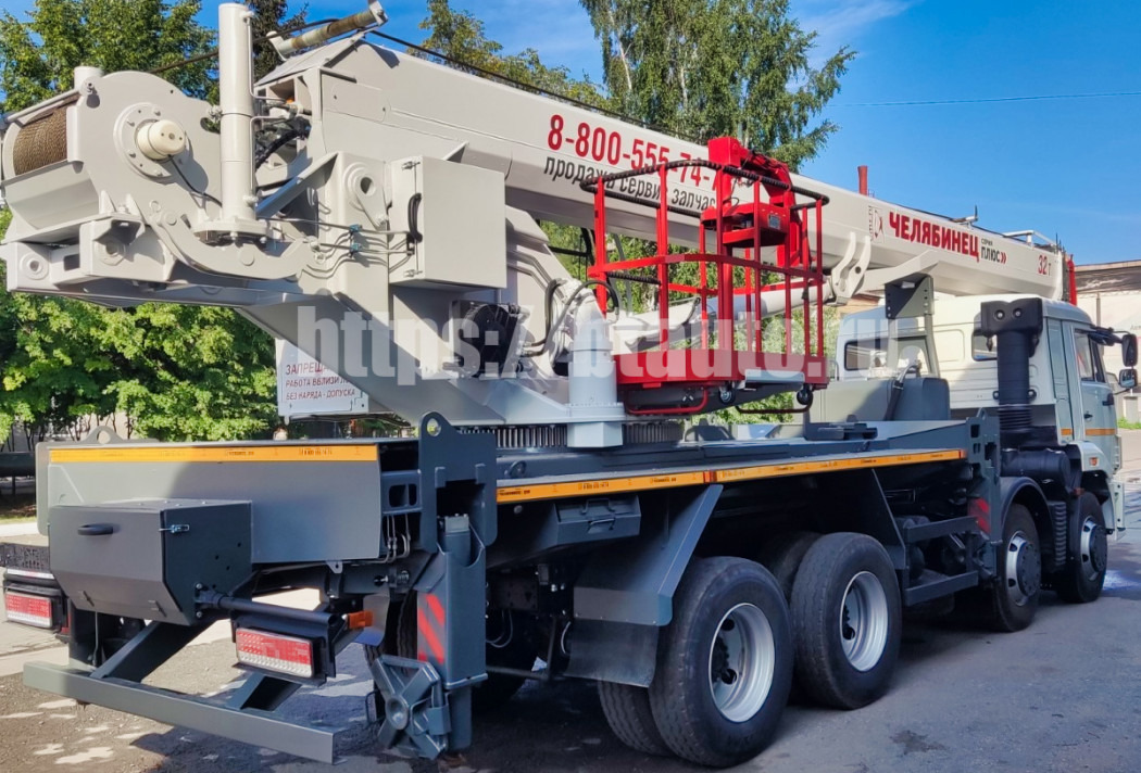 Автомобильный кран КС-55733-33 32 т на шасси КАМАЗ-6540 - Автокран: фото 2 Автомобильный кран КС-55733-33 32 т на шасси КАМАЗ-6540 - Автокран: фото 2