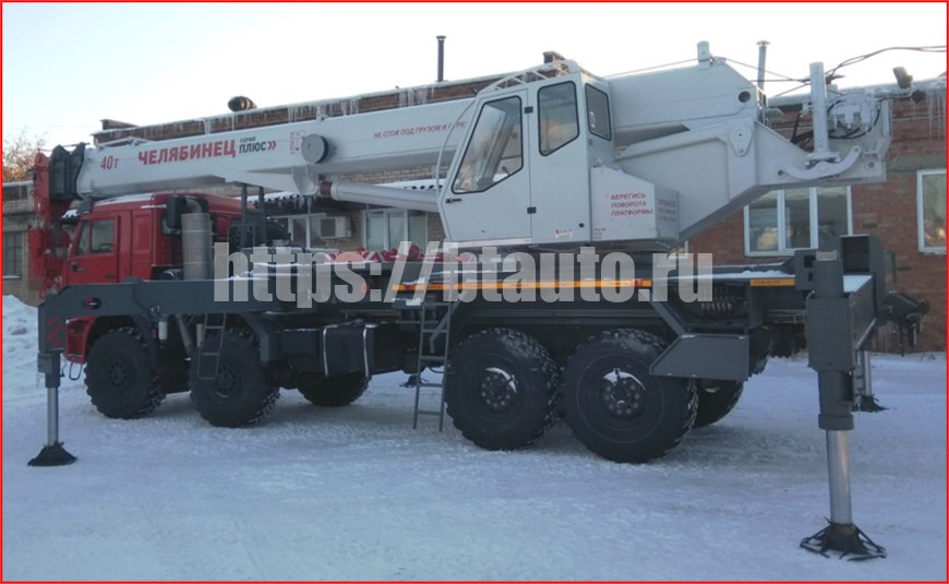 Автомобильный кран КС-65711-34 40 т на шасси КАМАЗ-63501 - Автокран: фото 3 Автомобильный кран КС-65711-34 40 т на шасси КАМАЗ-63501 - Автокран: фото 3