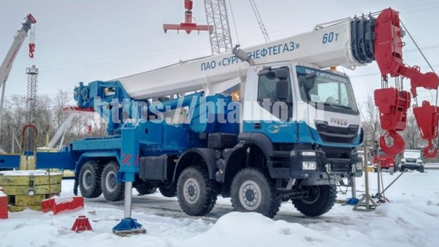 Автомобильный кран КС-65760-42 60 т на шасси AMT - Автокран: фото 2 Автомобильный кран КС-65760-42 60 т на шасси AMT - Автокран: фото 2