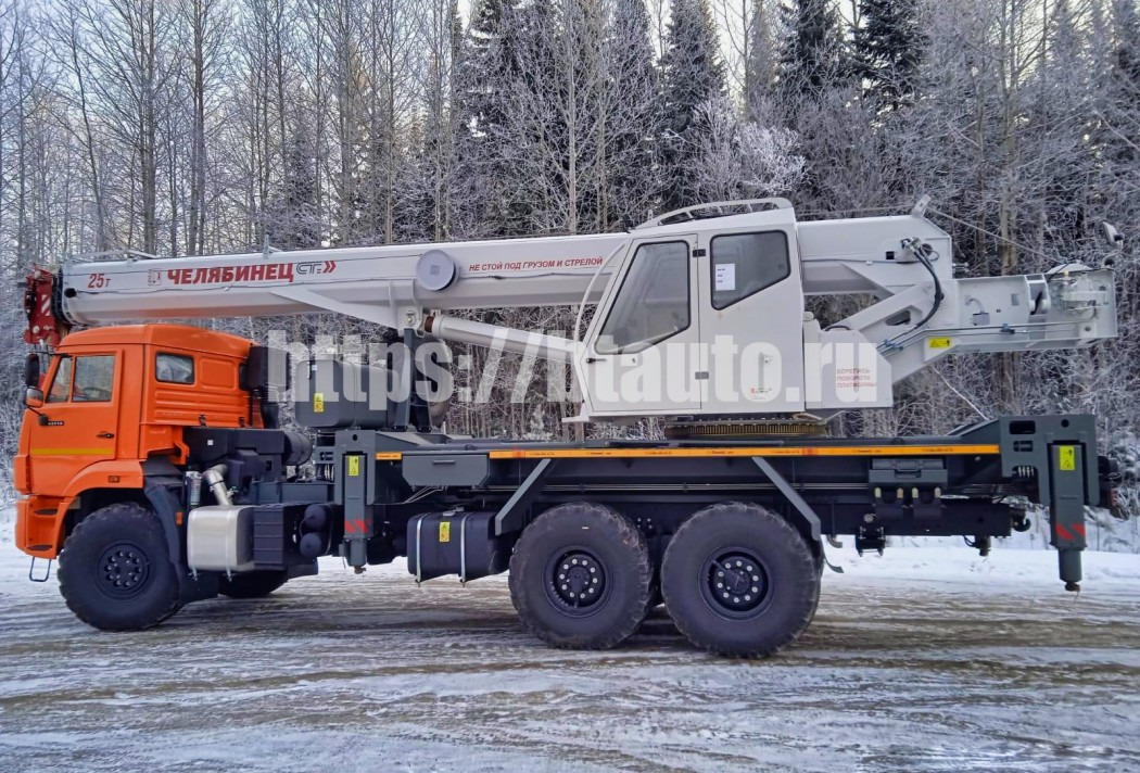 Новый Автокран Автомобильный кран серии СТ КС-55732-28 25 т серия "СТ" на шасси КАМАЗ-43118: фото 10
