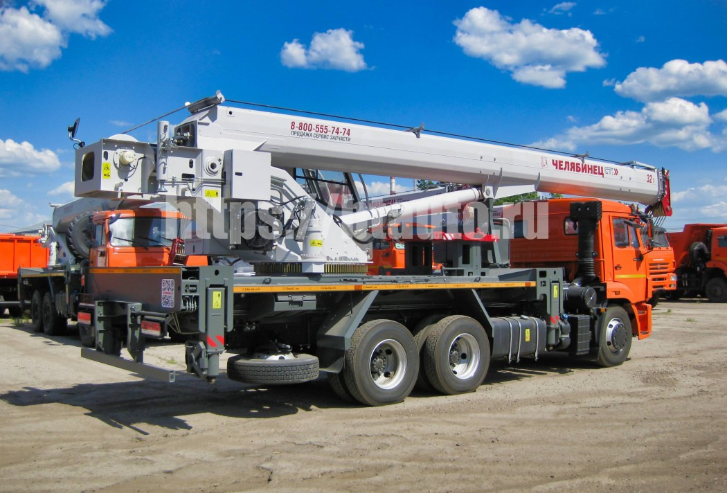 Автомобильный кран серия СТ КС-55733-33 32 т на шасси КАМАЗ-65115 - Автокран: фото 3 Автомобильный кран серия СТ КС-55733-33 32 т на шасси КАМАЗ-65115 - Автокран: фото 3