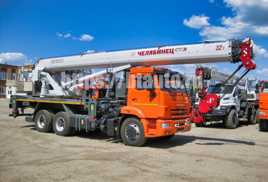 Автомобильный кран серия СТ КС-55733-33 32 т на шасси КАМАЗ-65115 - Автокран: фото 1 Автомобильный кран серия СТ КС-55733-33 32 т на шасси КАМАЗ-65115 - Автокран: фото 1