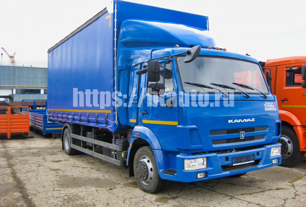 Бортовой грузовик/ Платформа Бортовой KAMAЗ 4308-6084-69 (G5) "Шторник": фото 8