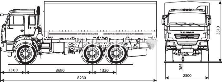 Бортовой КАМАЗ 43118-6012-50 - Бортовой грузовик/ Платформа: фото 2 Бортовой КАМАЗ 43118-6012-50 - Бортовой грузовик/ Платформа: фото 2