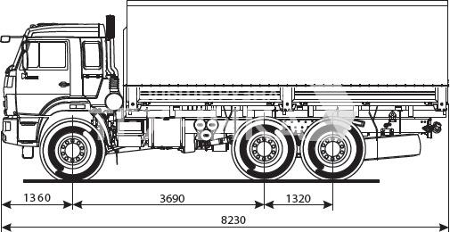Бортовой КАМАЗ 43118-76 (RR) - Бортовой грузовик/ Платформа: фото 2 Бортовой КАМАЗ 43118-76 (RR) - Бортовой грузовик/ Платформа: фото 2
