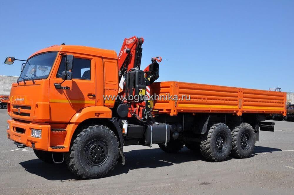 Бортовой КАМАЗ 43118 с КМУ Fassi F155A.0.22 - Бортовой грузовик/ Платформа, Автоманипулятор: фото 1 Бортовой КАМАЗ 43118 с КМУ Fassi F155A.0.22 - Бортовой грузовик/ Платформа, Автоманипулятор: фото 1