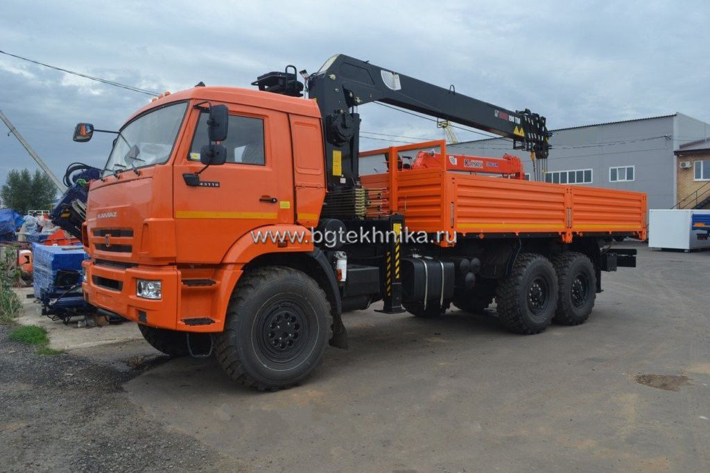 Бортовой КАМАЗ 43118 с КМУ HIAB 190T - Бортовой грузовик/ Платформа, Автоманипулятор: фото 1 Бортовой КАМАЗ 43118 с КМУ HIAB 190T - Бортовой грузовик/ Платформа, Автоманипулятор: фото 1