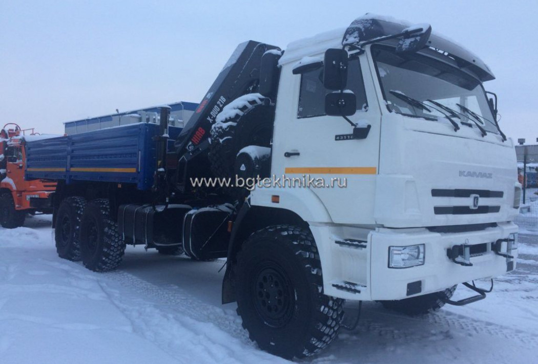 Бортовой КАМАЗ 43118 с КМУ HIAB 218 - Бортовой грузовик/ Платформа, Автоманипулятор: фото 1 Бортовой КАМАЗ 43118 с КМУ HIAB 218 - Бортовой грузовик/ Платформа, Автоманипулятор: фото 1