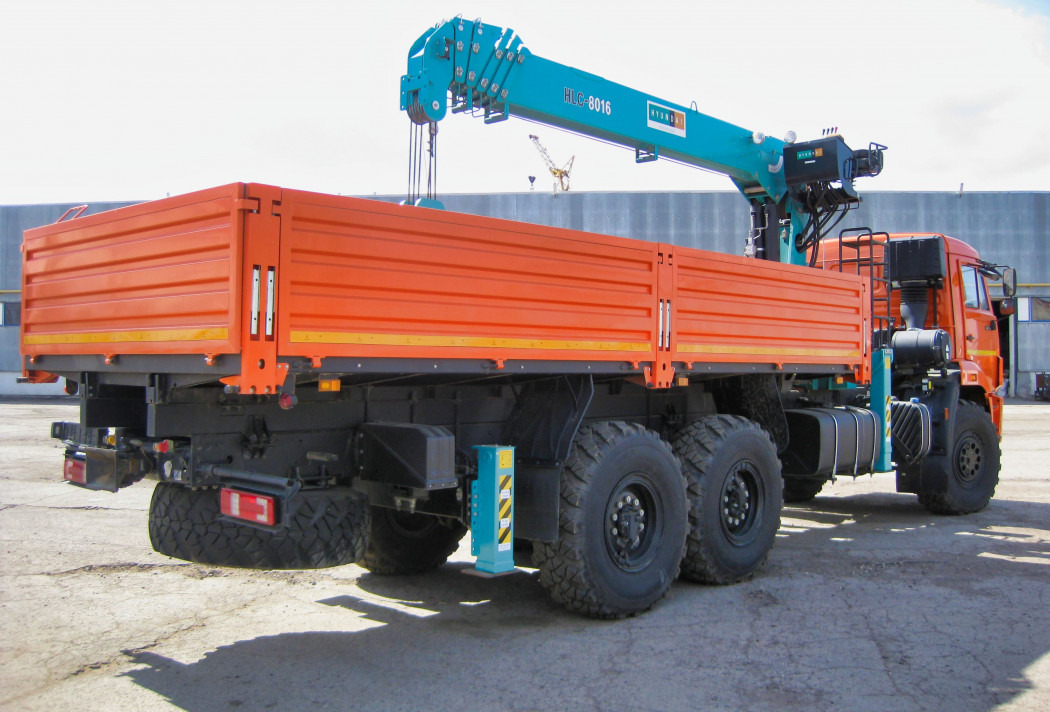 Бортовой КАМАЗ 43118 с КМУ HKTC HLC-8016L - Бортовой грузовик/ Платформа, Автоманипулятор: фото 4 Бортовой КАМАЗ 43118 с КМУ HKTC HLC-8016L - Бортовой грузовик/ Платформа, Автоманипулятор: фото 4