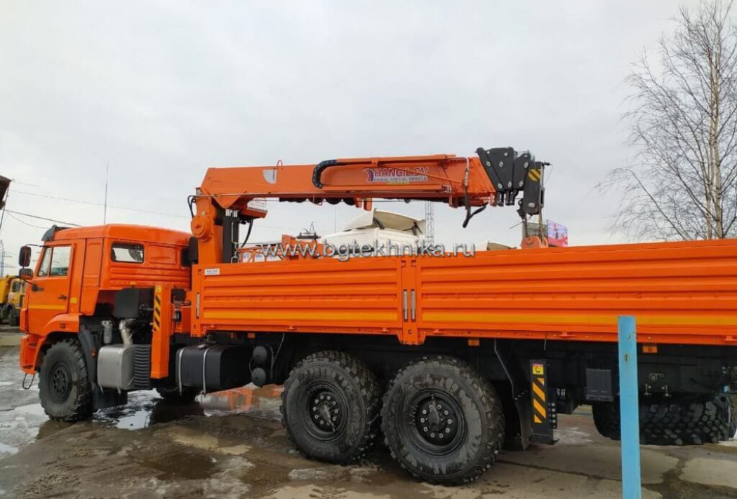 Бортовой КАМАЗ 43118 с КМУ Hangil HGC976 - Бортовой грузовик/ Платформа, Автоманипулятор: фото 1 Бортовой КАМАЗ 43118 с КМУ Hangil HGC976 - Бортовой грузовик/ Платформа, Автоманипулятор: фото 1