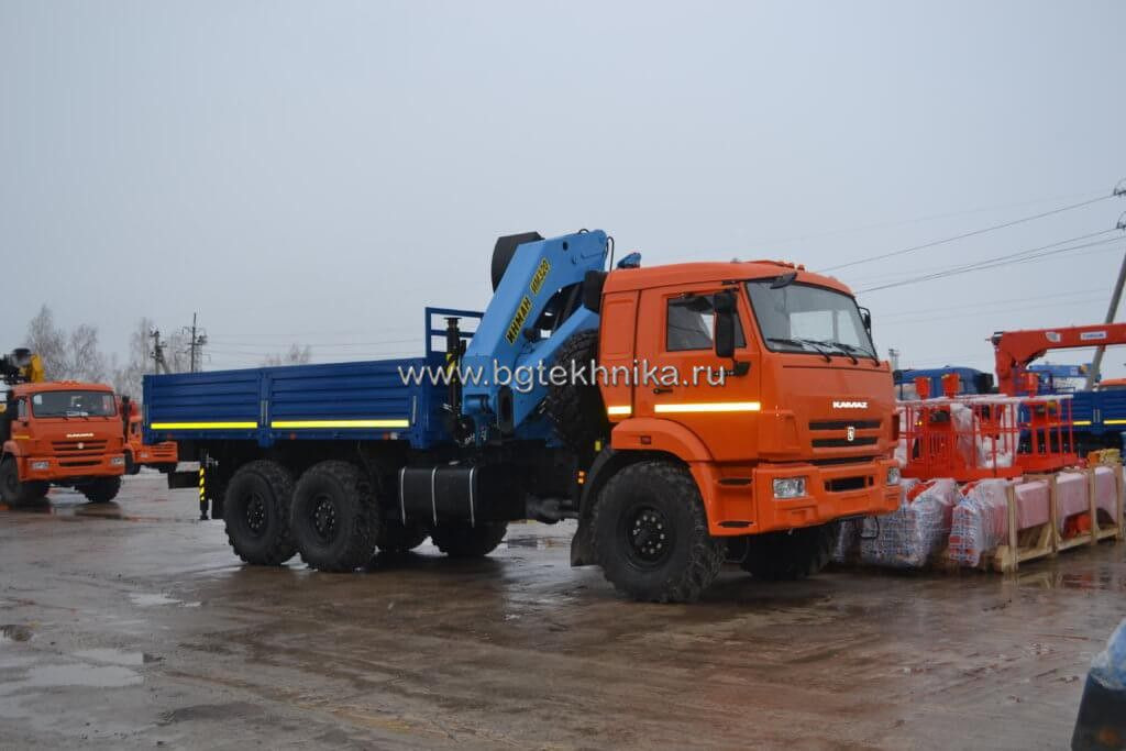 Бортовой КАМАЗ 43118 с КМУ Инман ИМ 320 - Бортовой грузовик/ Платформа, Автоманипулятор: фото 1 Бортовой КАМАЗ 43118 с КМУ Инман ИМ 320 - Бортовой грузовик/ Платформа, Автоманипулятор: фото 1