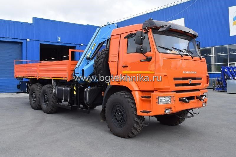 Бортовой КАМАЗ 43118 с КМУ Инман ИМ150 - Бортовой грузовик/ Платформа, Автоманипулятор: фото 1 Бортовой КАМАЗ 43118 с КМУ Инман ИМ150 - Бортовой грузовик/ Платформа, Автоманипулятор: фото 1