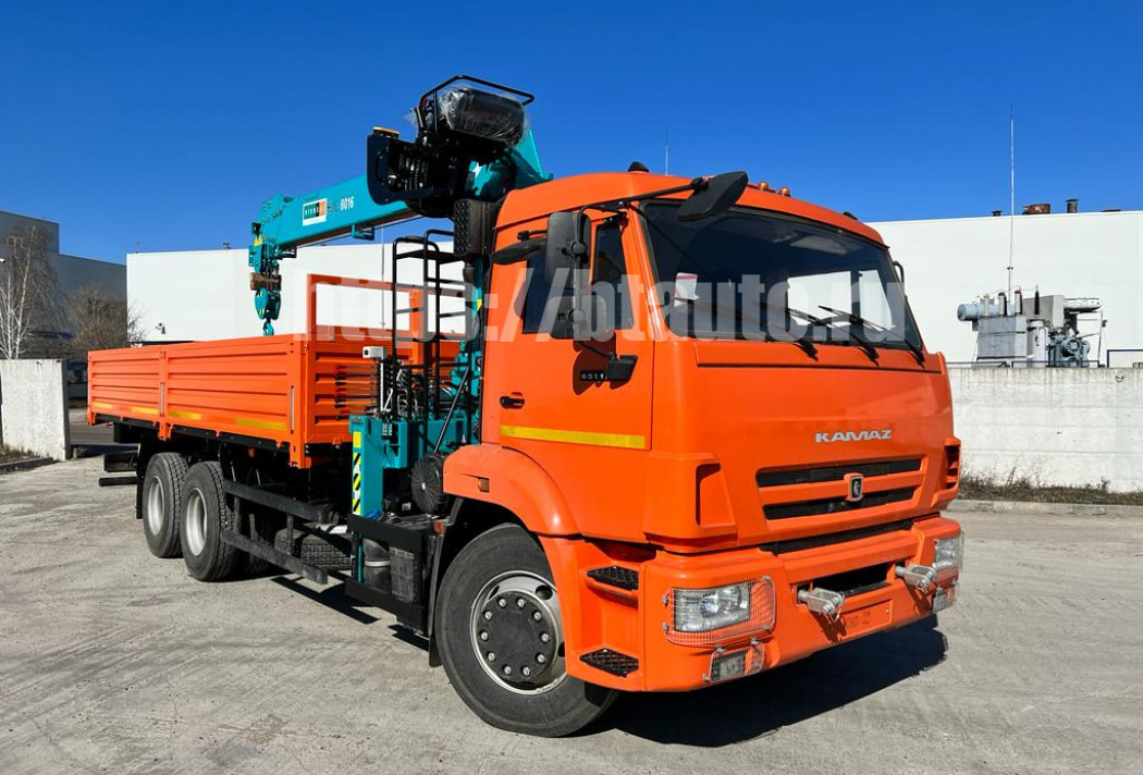 Бортовой КАМАЗ 65115 с КМУ HKTC HLC-8016L - Бортовой грузовик/ Платформа, Автоманипулятор: фото 1 Бортовой КАМАЗ 65115 с КМУ HKTC HLC-8016L - Бортовой грузовик/ Платформа, Автоманипулятор: фото 1