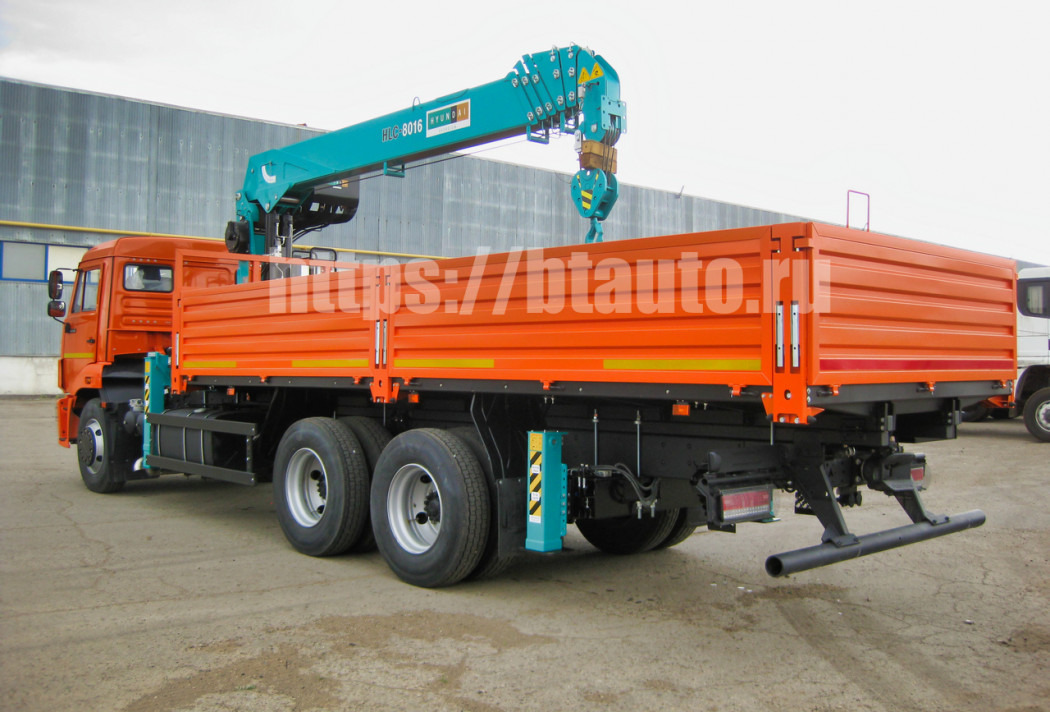 Бортовой КАМАЗ 65115 с КМУ HKTC HLC-8016L - Бортовой грузовик/ Платформа, Автоманипулятор: фото 2 Бортовой КАМАЗ 65115 с КМУ HKTC HLC-8016L - Бортовой грузовик/ Платформа, Автоманипулятор: фото 2
