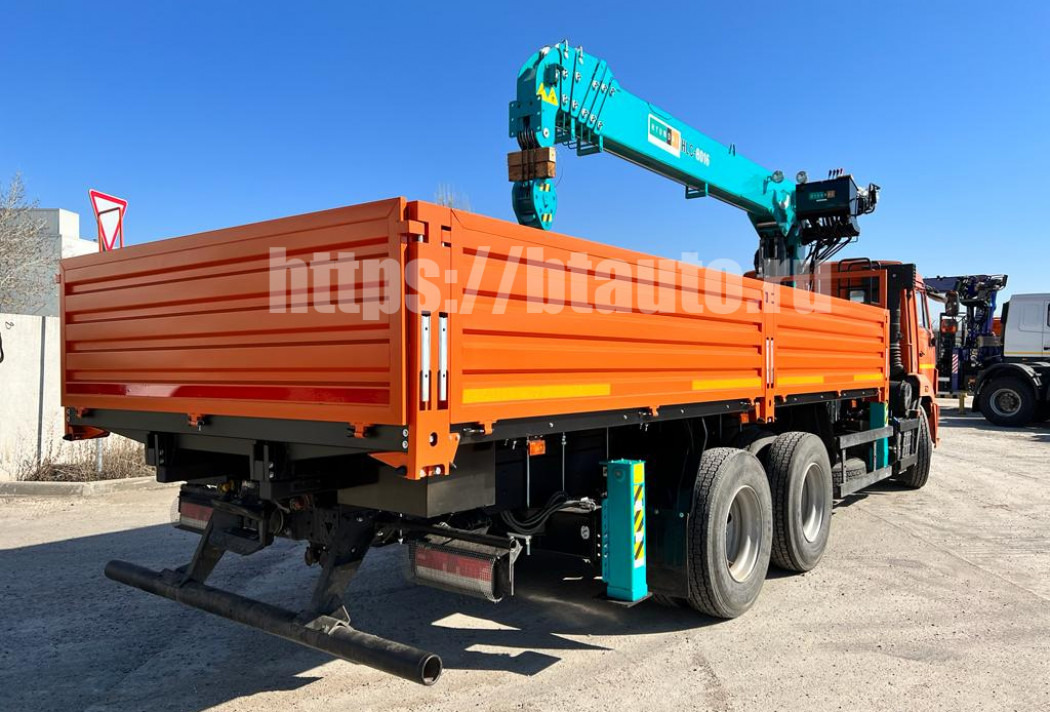 Бортовой КАМАЗ 65115 с КМУ HKTC HLC-8016L - Бортовой грузовик/ Платформа, Автоманипулятор: фото 3 Бортовой КАМАЗ 65115 с КМУ HKTC HLC-8016L - Бортовой грузовик/ Платформа, Автоманипулятор: фото 3
