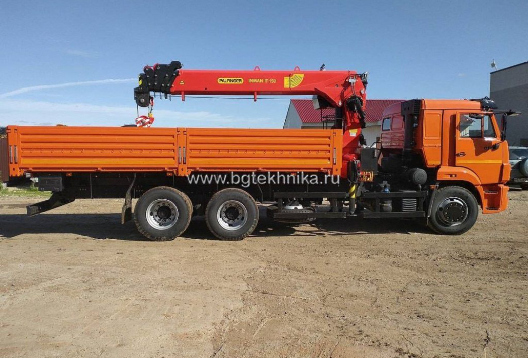 Бортовой КАМАЗ 65115 с КМУ Инман ИМ 150N - Бортовой грузовик/ Платформа, Автоманипулятор: фото 2 Бортовой КАМАЗ 65115 с КМУ Инман ИМ 150N - Бортовой грузовик/ Платформа, Автоманипулятор: фото 2