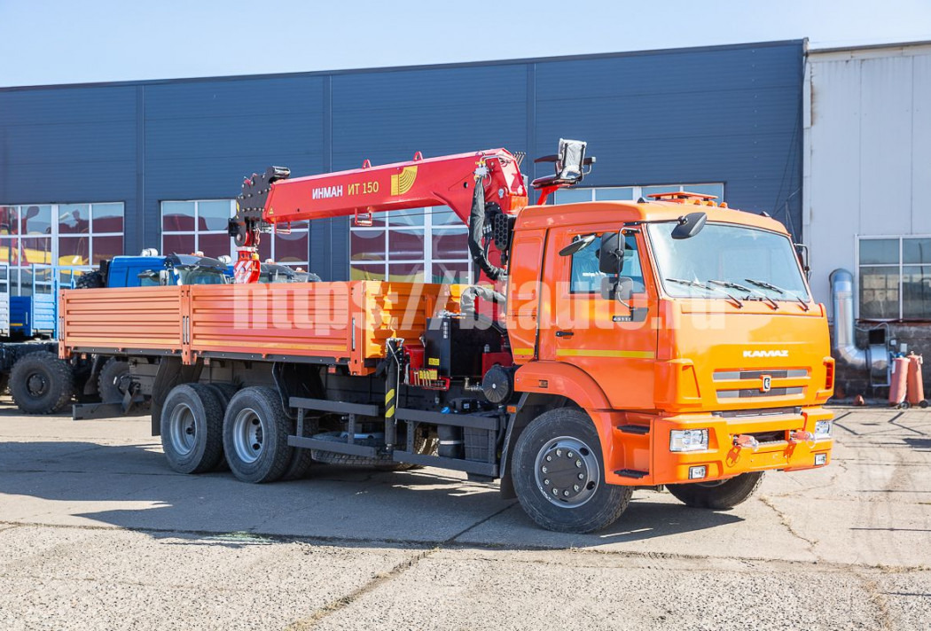 Бортовой КАМАЗ 65115 с КМУ Инман ИМ 150N - Бортовой грузовик/ Платформа, Автоманипулятор: фото 3 Бортовой КАМАЗ 65115 с КМУ Инман ИМ 150N - Бортовой грузовик/ Платформа, Автоманипулятор: фото 3