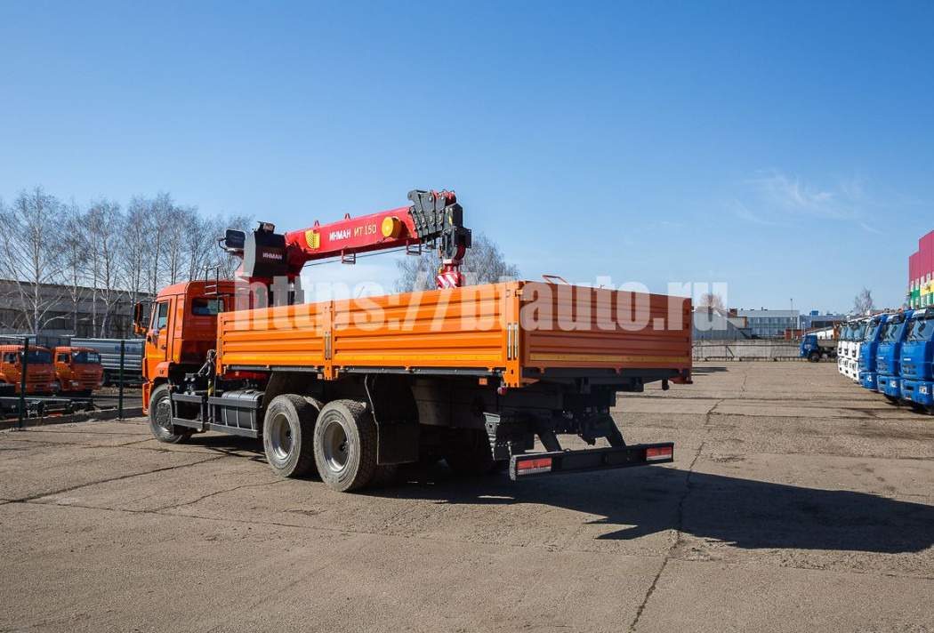 Бортовой грузовик/ Платформа, Автоманипулятор Бортовой КАМАЗ 65115 с КМУ Инман ИМ 150N: фото 6 Бортовой грузовик/ Платформа, Автоманипулятор Бортовой КАМАЗ 65115 с КМУ Инман ИМ 150N: фото 6