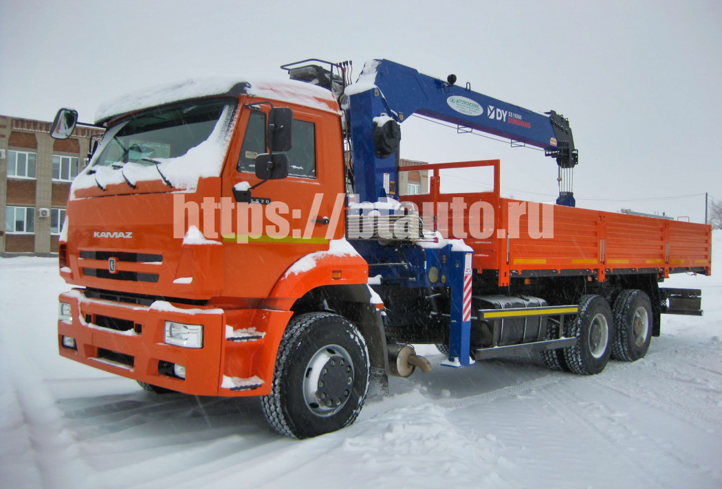Бортовой КАМАЗ 6520-48 с КМУ DongYang 1926 - Бортовой грузовик/ Платформа, Автоманипулятор: фото 1 Бортовой КАМАЗ 6520-48 с КМУ DongYang 1926 - Бортовой грузовик/ Платформа, Автоманипулятор: фото 1