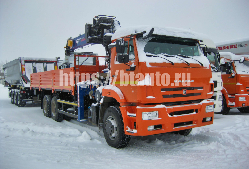 Бортовой КАМАЗ 6520-48 с КМУ DongYang 1926 - Бортовой грузовик/ Платформа, Автоманипулятор: фото 4 Бортовой КАМАЗ 6520-48 с КМУ DongYang 1926 - Бортовой грузовик/ Платформа, Автоманипулятор: фото 4