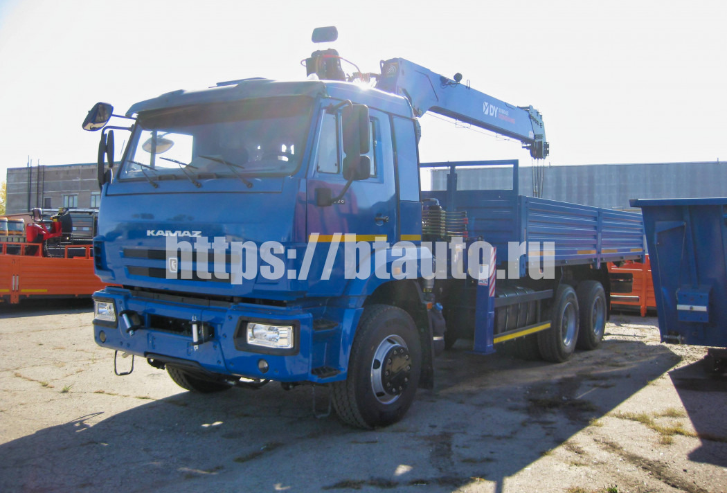 Бортовой КАМАЗ 6520 с КМУ DongYang SS1956 - Бортовой грузовик/ Платформа, Автоманипулятор: фото 1 Бортовой КАМАЗ 6520 с КМУ DongYang SS1956 - Бортовой грузовик/ Платформа, Автоманипулятор: фото 1