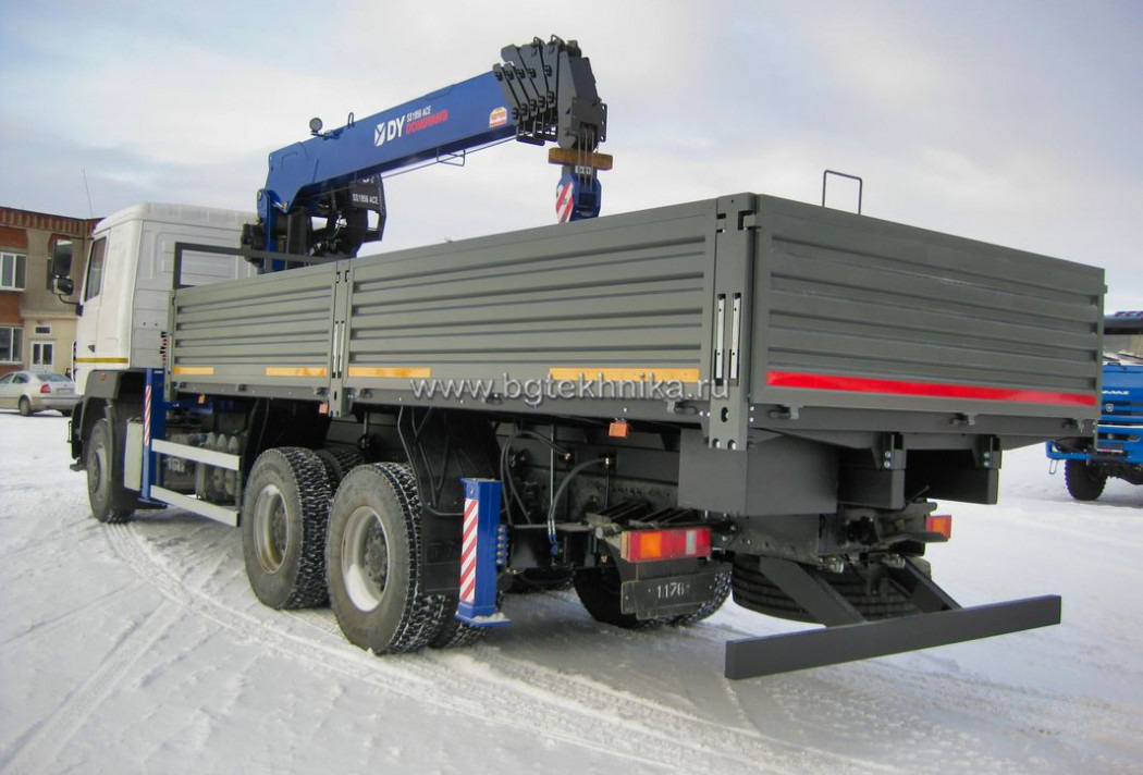 Бортовой МАЗ 631228 с КМУ DongYang SS1956 - Бортовой грузовик/ Платформа, Автоманипулятор: фото 3 Бортовой МАЗ 631228 с КМУ DongYang SS1956 - Бортовой грузовик/ Платформа, Автоманипулятор: фото 3