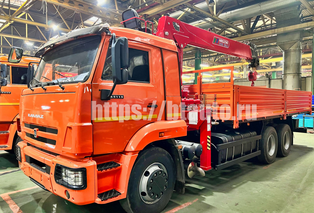 Бортовой автомобиль 65115 с КМУ HORYONG HRS 206 - Бортовой грузовик/ Платформа, Автоманипулятор: фото 1 Бортовой автомобиль 65115 с КМУ HORYONG HRS 206 - Бортовой грузовик/ Платформа, Автоманипулятор: фото 1