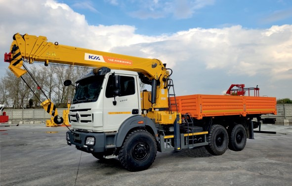 Бортовой автомобиль BEIBEN с КМУ КМ-206 Челябинец - Бортовой грузовик/ Платформа, Автоманипулятор: фото 3 Бортовой автомобиль BEIBEN с КМУ КМ-206 Челябинец - Бортовой грузовик/ Платформа, Автоманипулятор: фото 3