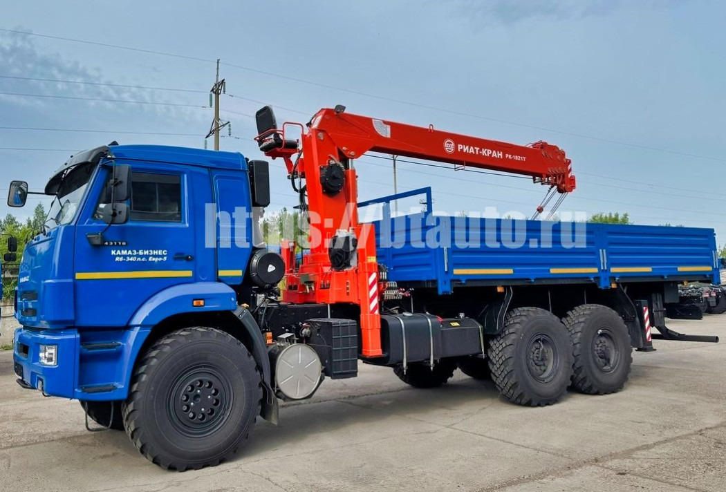 Бортовой автомобиль КАМАЗ-43118-3090-76 (RR) с КМУ РИАТ-КРАН РК-1821Т - Бортовой грузовик/ Платформа, Автоманипулятор: фото 3 Бортовой автомобиль КАМАЗ-43118-3090-76 (RR) с КМУ РИАТ-КРАН РК-1821Т - Бортовой грузовик/ Платформа, Автоманипулятор: фото 3