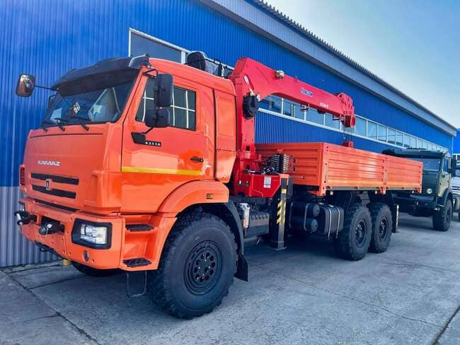 Бортовой автомобиль КАМАЗ 43118-50 с КМУ Kanglim 1256G-II - Бортовой грузовик/ Платформа, Автоманипулятор: фото 4 Бортовой автомобиль КАМАЗ 43118-50 с КМУ Kanglim 1256G-II - Бортовой грузовик/ Платформа, Автоманипулятор: фото 4
