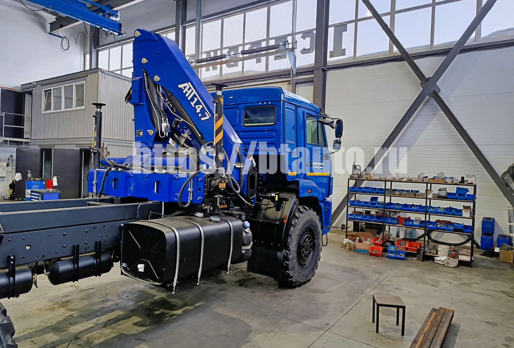 Бортовой грузовик/ Платформа, Автоманипулятор Бортовой автомобиль КАМАЗ 43118-76 с КМУ АНТ 14.7-2: фото 22