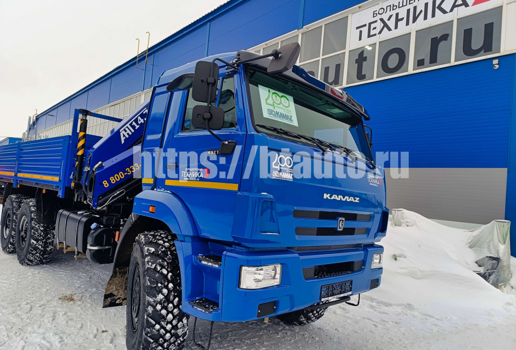 Бортовой грузовик/ Платформа, Автоманипулятор Бортовой автомобиль КАМАЗ 43118-76 с КМУ АНТ 14.7-2: фото 7