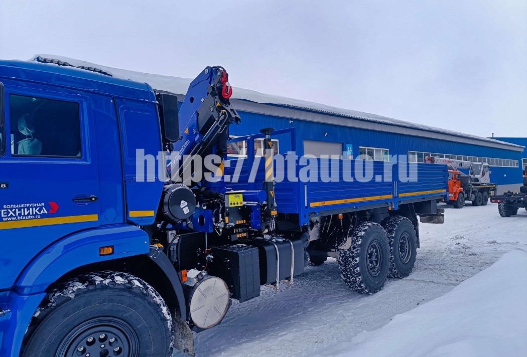Новый Бортовой грузовик/ Платформа, Автоманипулятор Бортовой автомобиль КАМАЗ 43118-76 с КМУ АНТ 14.7-2: фото 10