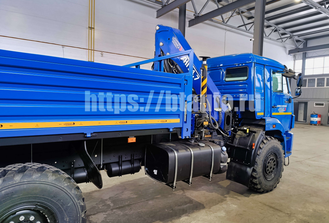 Бортовой грузовик/ Платформа, Автоманипулятор Бортовой автомобиль КАМАЗ 43118-76 с КМУ АНТ 14.7-2: фото 13