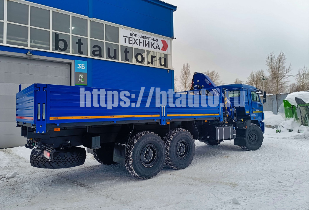 Новый Бортовой грузовик/ Платформа, Автоманипулятор Бортовой автомобиль КАМАЗ 43118-76 с КМУ АНТ 14.7-2: фото 9