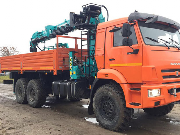 Бортовой автомобиль КАМАЗ 43118-76 с КМУ HKTC-8026A - Бортовой грузовик/ Платформа, Автоманипулятор: фото 1 Бортовой автомобиль КАМАЗ 43118-76 с КМУ HKTC-8026A - Бортовой грузовик/ Платформа, Автоманипулятор: фото 1