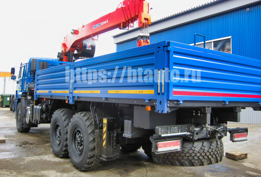 Бортовой автомобиль КАМАЗ 43118-76 с КМУ Kanglim 1256G-II - Бортовой грузовик/ Платформа, Автоманипулятор: фото 3 Бортовой автомобиль КАМАЗ 43118-76 с КМУ Kanglim 1256G-II - Бортовой грузовик/ Платформа, Автоманипулятор: фото 3