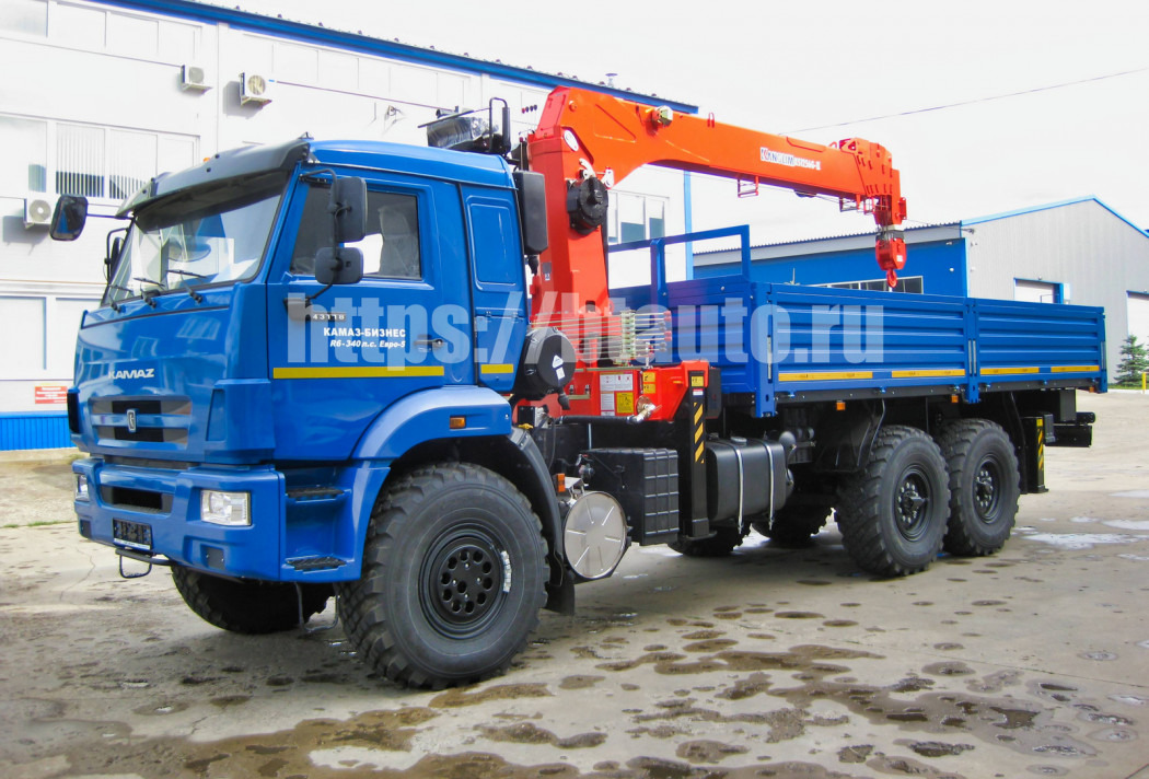 Бортовой грузовик/ Платформа, Автоманипулятор Бортовой автомобиль КАМАЗ 43118-76 с КМУ Kanglim 1256G-II: фото 7