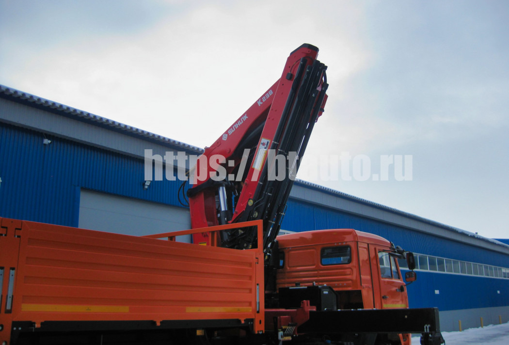 Бортовой грузовик/ Платформа, Автоманипулятор Бортовой автомобиль КАМАЗ-43118 с КМУ Sunhunk K238-6: фото 12