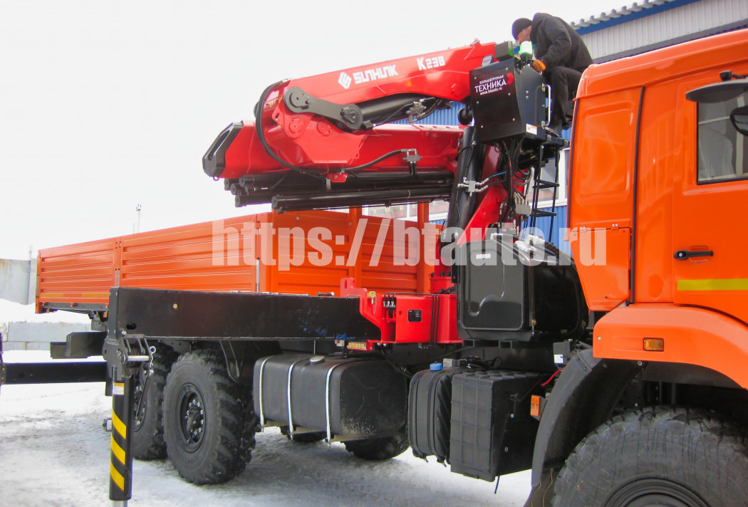 Бортовой автомобиль КАМАЗ-43118 с КМУ Sunhunk K238-6 - Бортовой грузовик/ Платформа, Автоманипулятор: фото 5 Бортовой автомобиль КАМАЗ-43118 с КМУ Sunhunk K238-6 - Бортовой грузовик/ Платформа, Автоманипулятор: фото 5