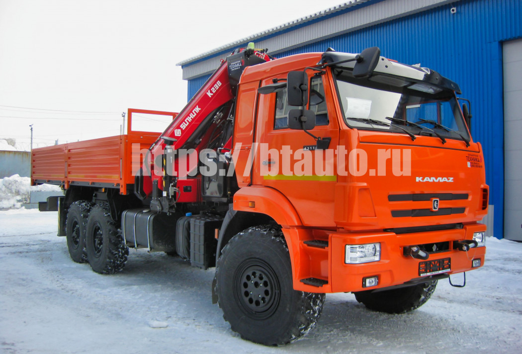 Бортовой автомобиль КАМАЗ-43118 с КМУ Sunhunk K238-6 - Бортовой грузовик/ Платформа, Автоманипулятор: фото 1 Бортовой автомобиль КАМАЗ-43118 с КМУ Sunhunk K238-6 - Бортовой грузовик/ Платформа, Автоманипулятор: фото 1