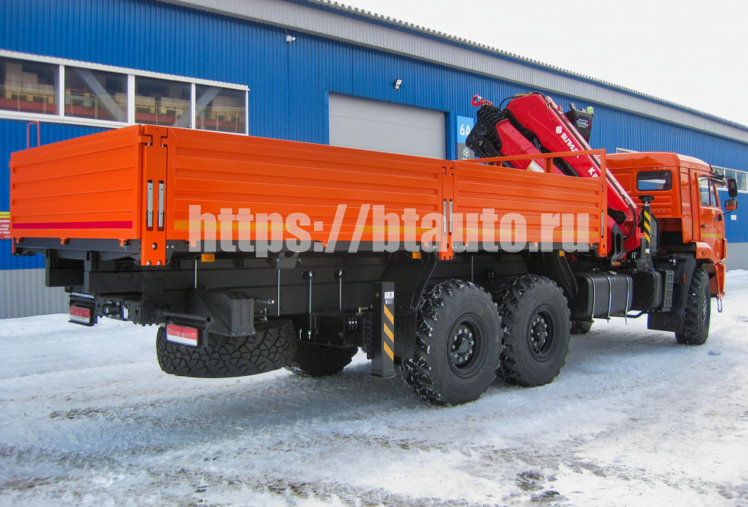 Бортовой грузовик/ Платформа, Автоманипулятор Бортовой автомобиль КАМАЗ-43118 с КМУ Sunhunk K238-6: фото 8